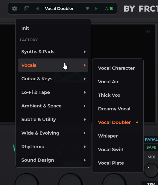 Presets